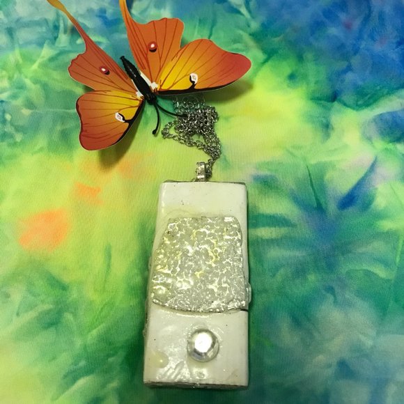 Reversible Exclusive Rare Unique Vintage One of a Kind Handmade Necklace - Picture 3 of 16